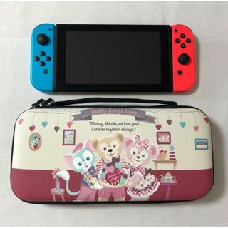 Nintendo Switch収納ケース　ダッフィーと仲間たち　スイッチケース　