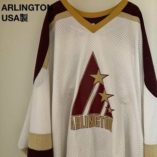 USA製　ARLINGTON カレッジ アメフト ゲームシャツ ユニフォーム(Tシャツ/カットソー(七分/長袖))