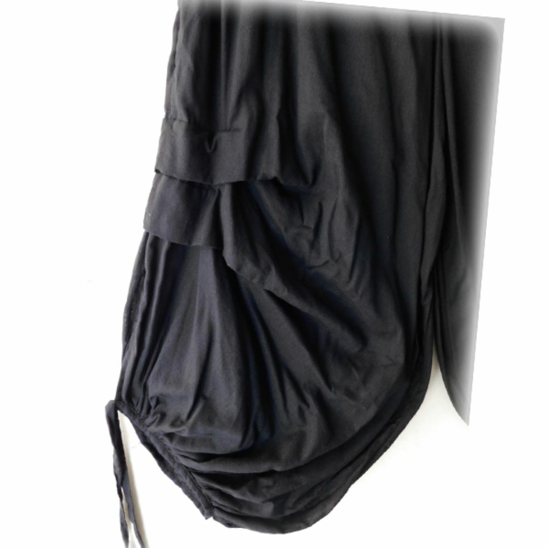 男女兼用】サイド縫い付け・イレギュラードレープ・変形アラジンパンツB メンズのパンツ(サルエルパンツ)の商品写真