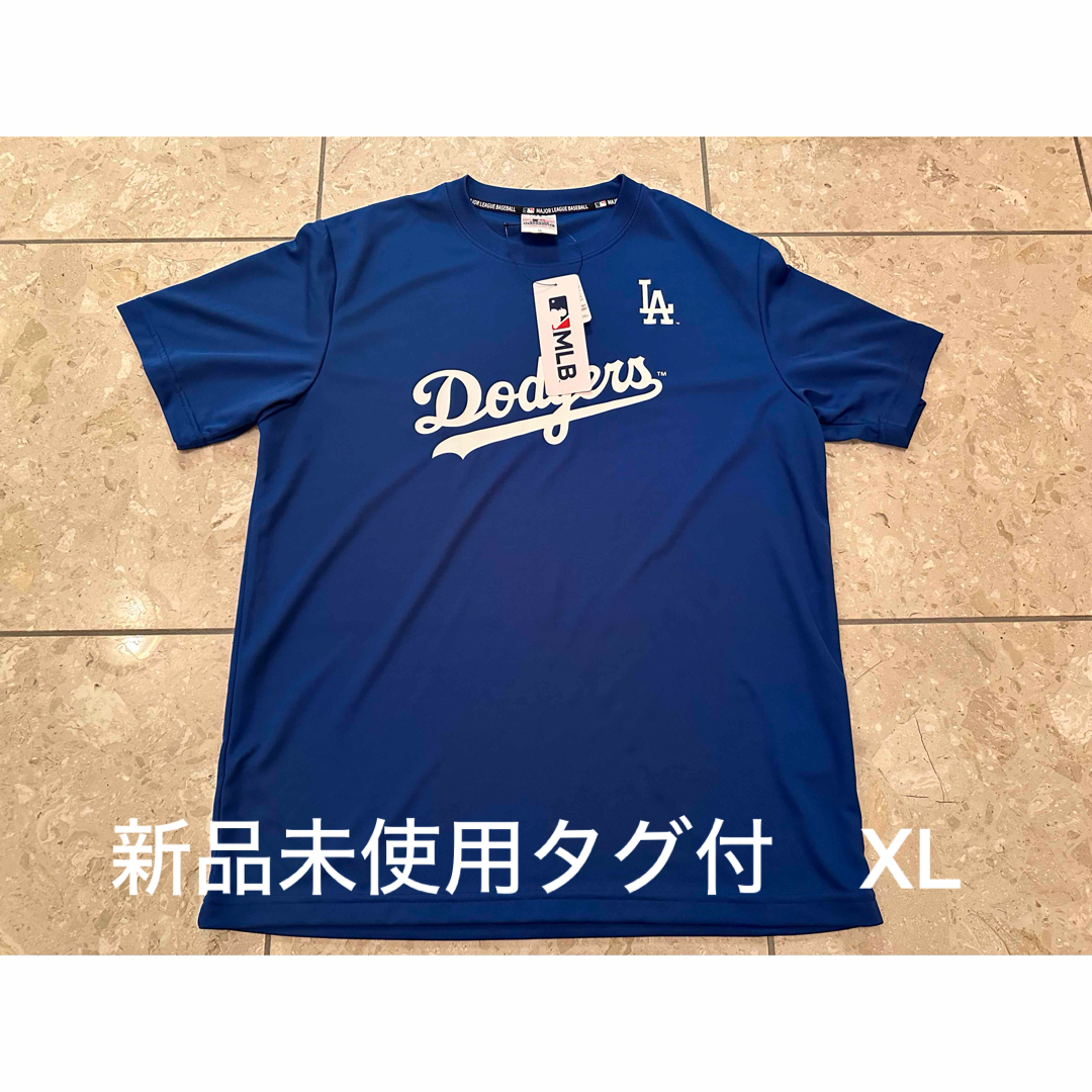 MLB(メジャーリーグベースボール)の【新品】MLB ドジャース　 半袖Tシャツ　XLサイズ メンズのトップス(Tシャツ/カットソー(七分/長袖))の商品写真