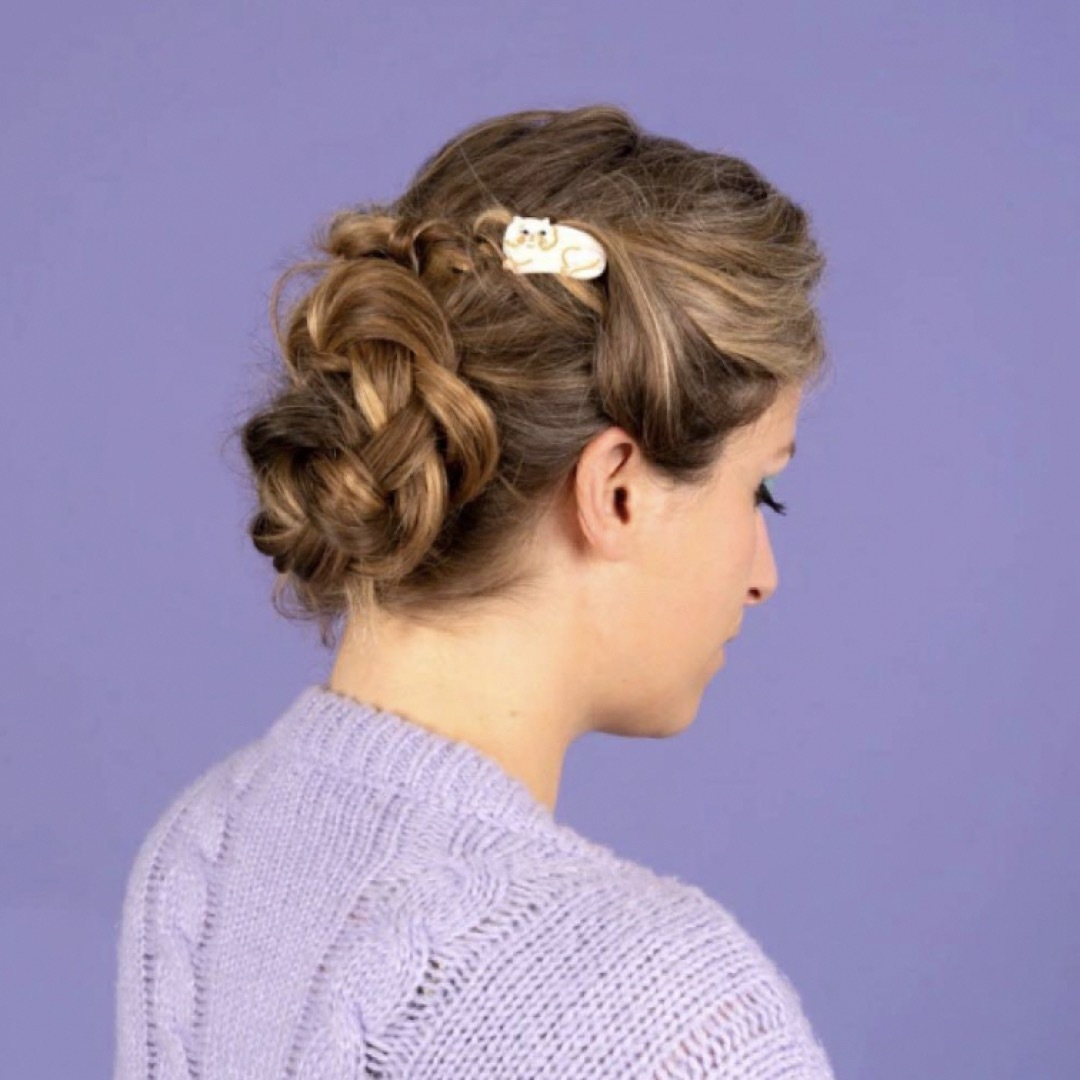 ペルシャ ネコ ヘア クリップ Persian Cat Hair Clip レディースのヘアアクセサリー(バレッタ/ヘアクリップ)の商品写真