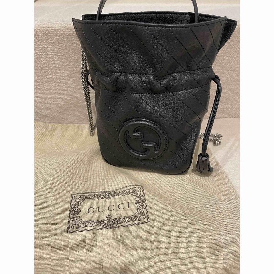 Gucci(グッチ)のGUCCI グッチ ブロンディ ミニバケットバッグ レディースのバッグ(ショルダーバッグ)の商品写真