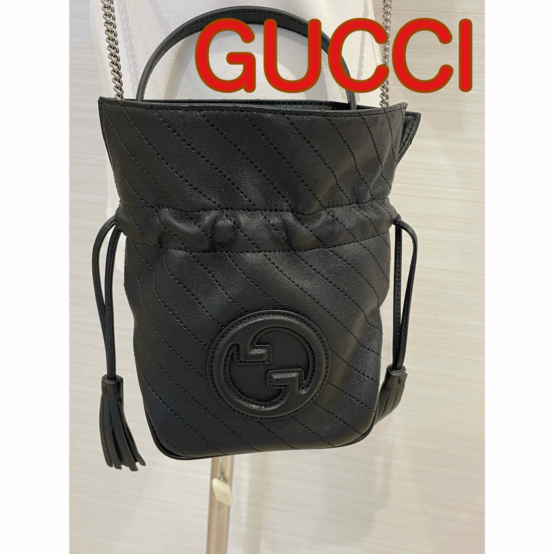 Gucci(グッチ)のGUCCI グッチ ブロンディ ミニバケットバッグ レディースのバッグ(ショルダーバッグ)の商品写真