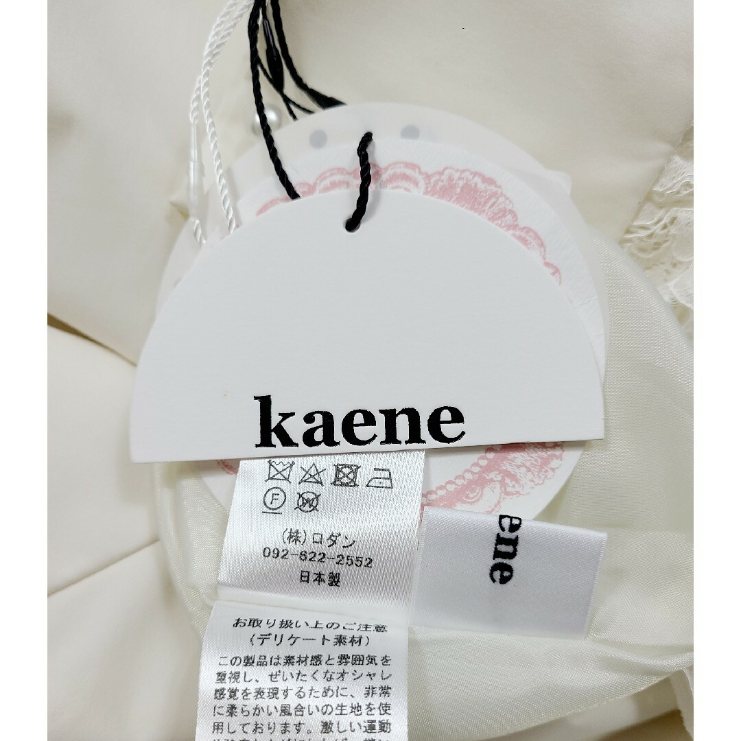 Kaene(カエン)のタグ付き kaene パール付きロングスリーブドレス レディースのワンピース(ロングワンピース/マキシワンピース)の商品写真