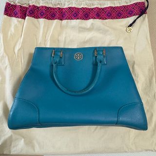 トリーバーチ(Tory Burch)のTORY BURCH トリーバーチ　ハンドバッグ ブルー(ハンドバッグ)