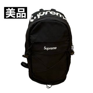 シュプリーム(Supreme)の【美品】大人気 シュプリーム バックパック リュック 16SS ブラック(バッグパック/リュック)