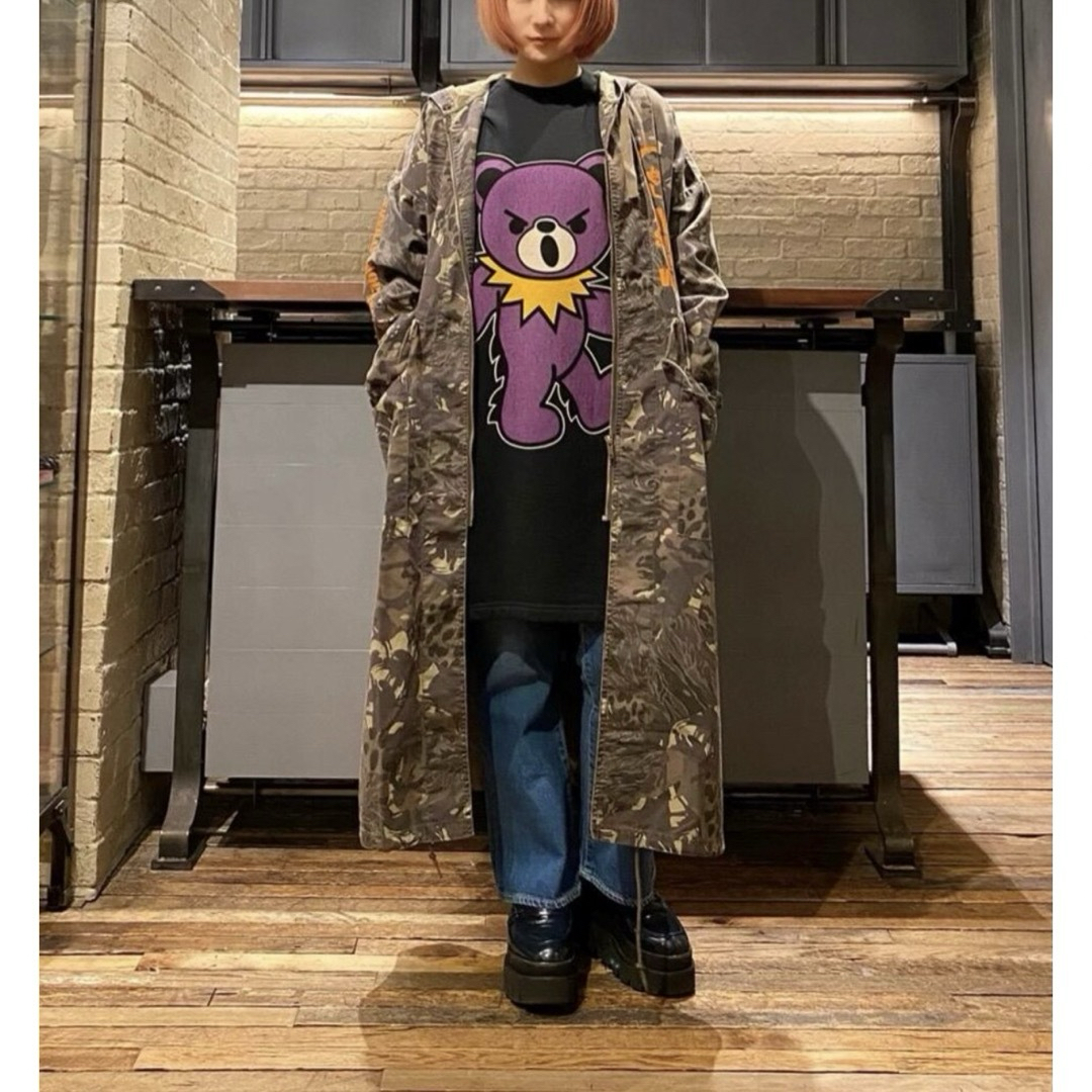 HYSTERIC GLAMOUR(ヒステリックグラマー)の【専用】HYS BIG DEAD ワンピース ベアー bear スウェット レディースのワンピース(ミニワンピース)の商品写真