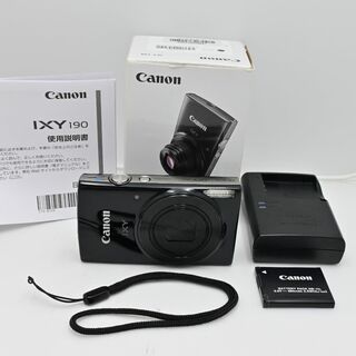 Canon デジタルカメラ IXY 190 ブラック 光学10倍ズーム IXY190BK(コンパクトデジタルカメラ)