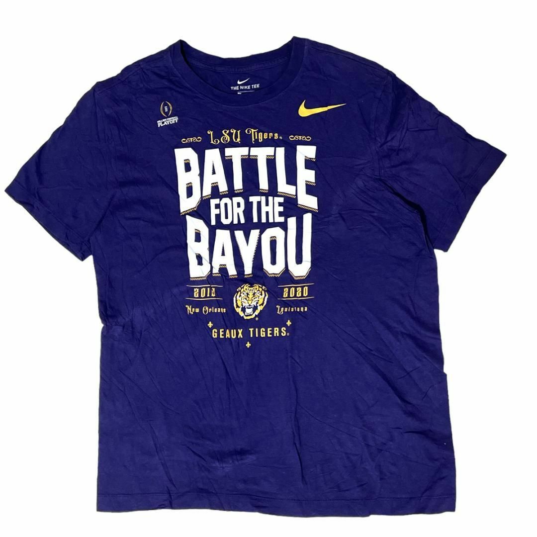 NIKE(ナイキ)のNIKE 半袖Tシャツ ルイジアナ大学タイガース フットボール US古着w51 メンズのトップス(Tシャツ/カットソー(半袖/袖なし))の商品写真