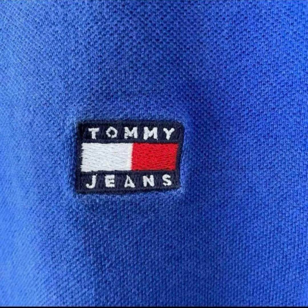 TOMMY JEANS(トミージーンズ)の【希少】トミージーンズ 半袖 ポロシャツ 刺繍 フラッグタグ ヴィンテージ メンズのトップス(ポロシャツ)の商品写真