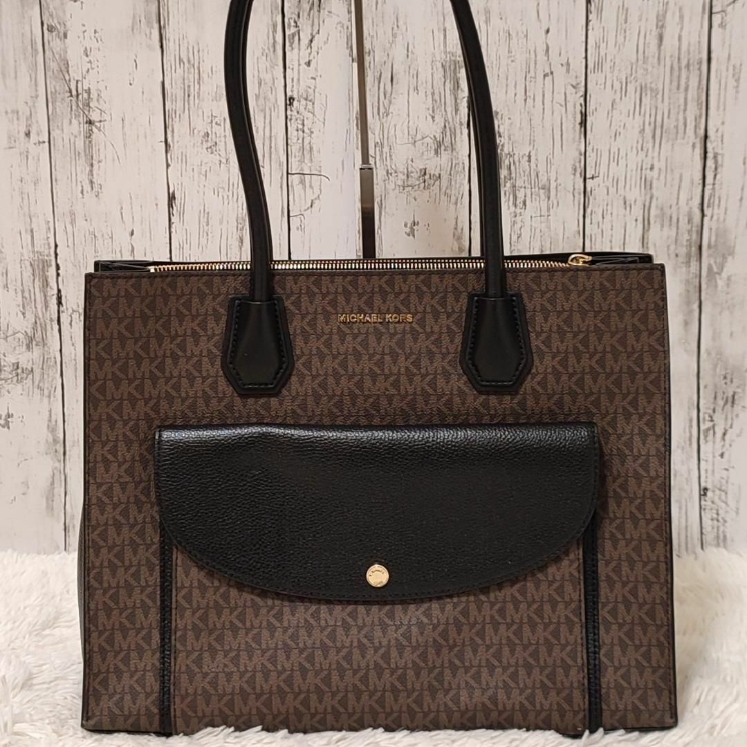 Michael Kors(マイケルコース)の【極美品】MICHAEL KORS　マイケルコース　トートバッグ　MK柄 レディースのバッグ(トートバッグ)の商品写真