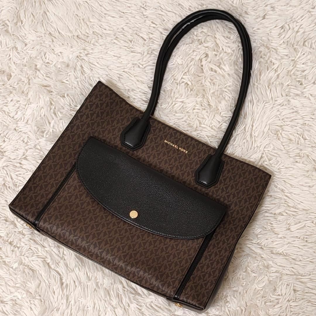 Michael Kors(マイケルコース)の【極美品】MICHAEL KORS　マイケルコース　トートバッグ　MK柄 レディースのバッグ(トートバッグ)の商品写真