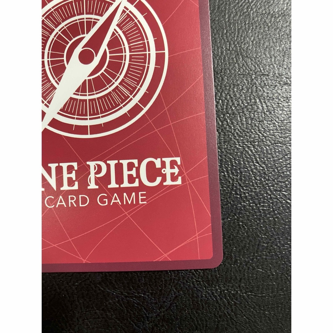 ONE PIECE(ワンピース)のワンピースカード　レカフィグ　ルフィ　金文字 リーダーパラレル　プロモ　 エンタメ/ホビーのトレーディングカード(シングルカード)の商品写真