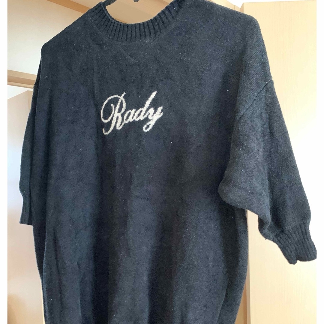 Rady(レディー)の美品♡Rady レディー ニットワンピ ブラック レディースのトップス(ニット/セーター)の商品写真