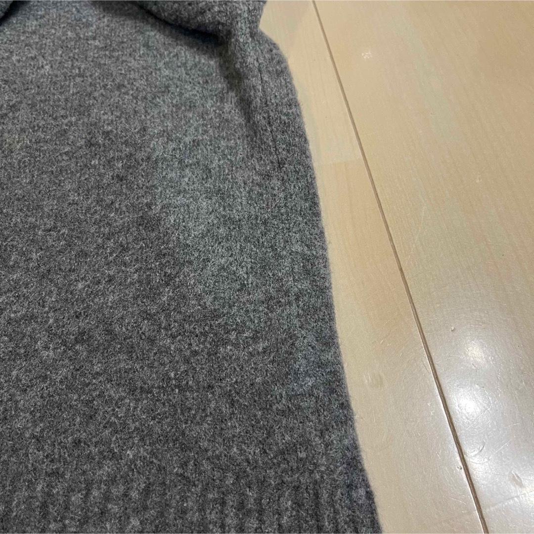 UNIQLO(ユニクロ)の◎超美品◎UNIQLO スフレヤーンモックネックセーター グレー L レディースのトップス(ニット/セーター)の商品写真