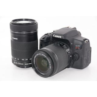 【外観特上級】Canon デジタル一眼レフカメラ EOS Kiss X8i ダブルズームキット EF-S18-55mm/EF-S55-250mm 付属 EOSKISSX8I-WKIT(デジタル一眼)