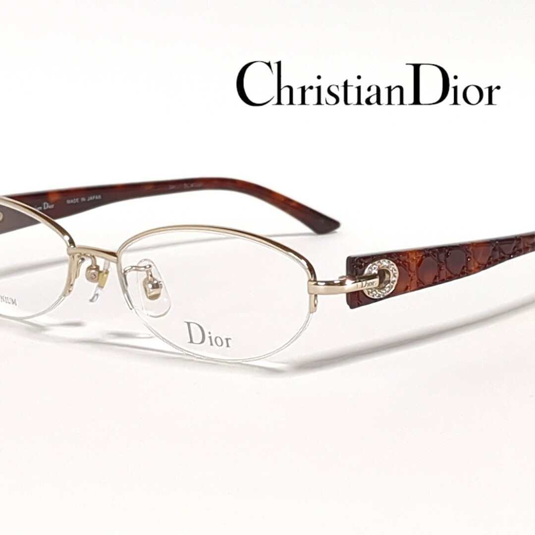 Christian Dior(クリスチャンディオール)のChristian Dior メガネフレーム 日本製 CD7731J CWX レディースのファッション小物(サングラス/メガネ)の商品写真