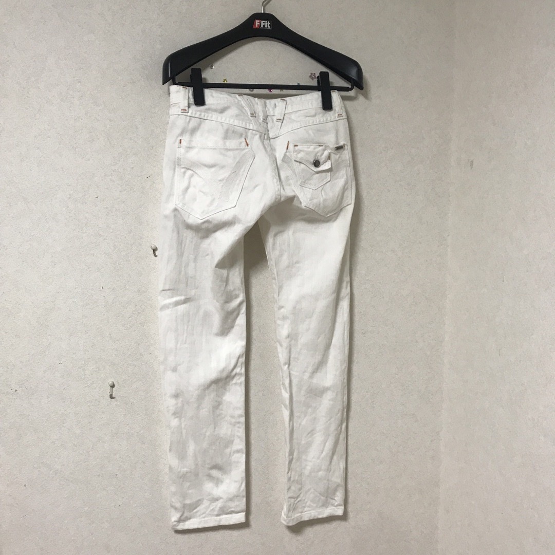 SK JEANS レディース　ホワイト　サイズF34 レディースのパンツ(デニム/ジーンズ)の商品写真