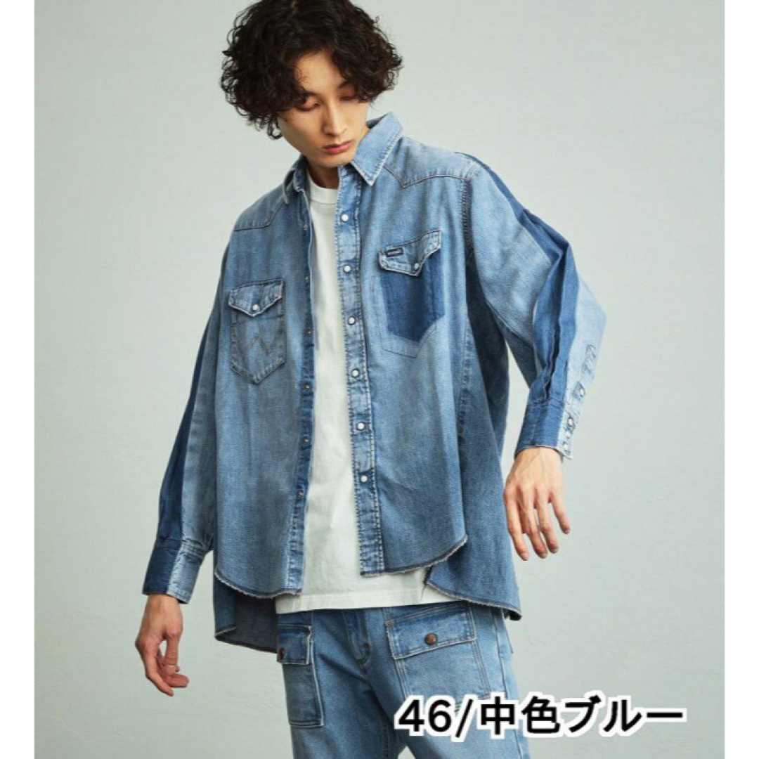 Wrangler(ラングラー)のWrangler US ORIGINALS/127MW リメイクデニムシャツ メンズのトップス(シャツ)の商品写真