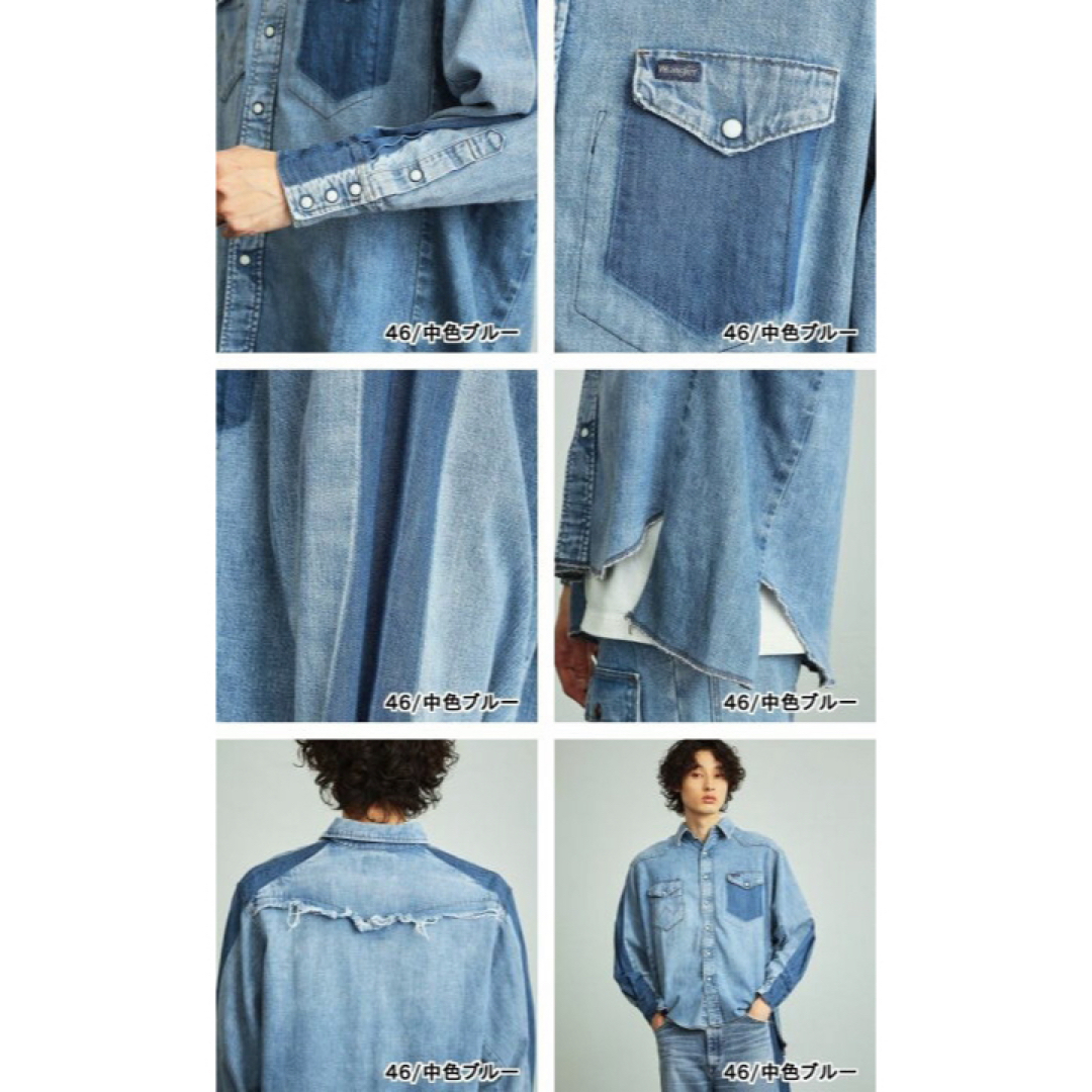 Wrangler(ラングラー)のWrangler US ORIGINALS/127MW リメイクデニムシャツ メンズのトップス(シャツ)の商品写真