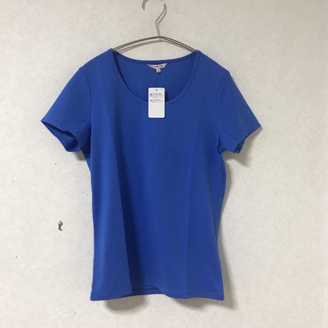 UNIQLO(ユニクロ)の未使用タグ付き　ユニクロUNIQLO DRY Tシャツ　レディース　Mサイズ レディースのトップス(Tシャツ(半袖/袖なし))の商品写真