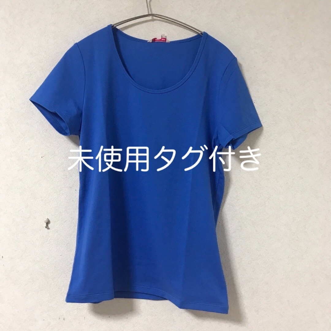 UNIQLO(ユニクロ)の未使用タグ付き　ユニクロUNIQLO DRY Tシャツ　レディース　Mサイズ レディースのトップス(Tシャツ(半袖/袖なし))の商品写真