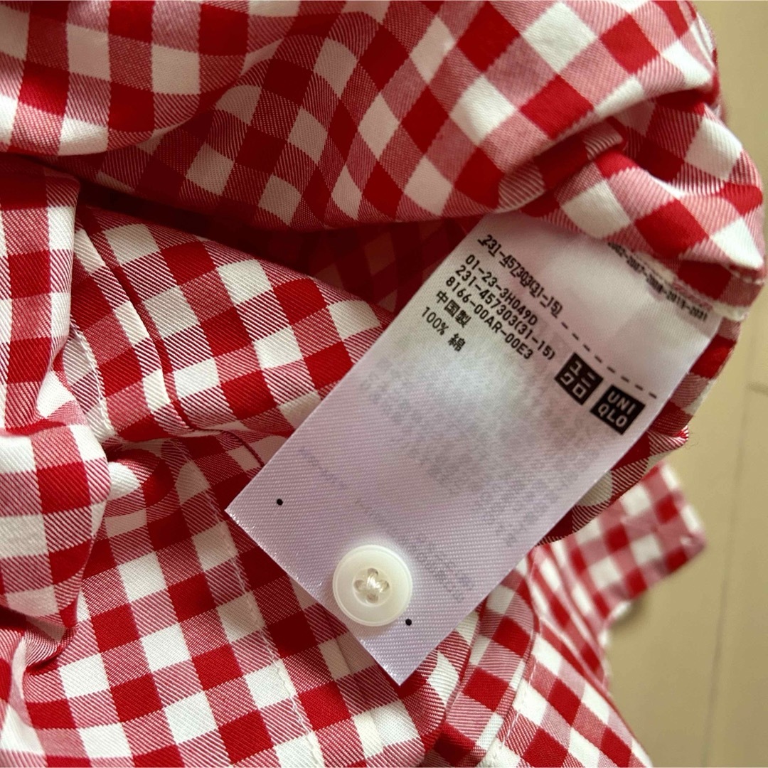 UNIQLO(ユニクロ)の【新品】UNIQLO(ユニクロ)コットンVネックシャツ＆キーネックT セット販売 レディースのトップス(Tシャツ(半袖/袖なし))の商品写真