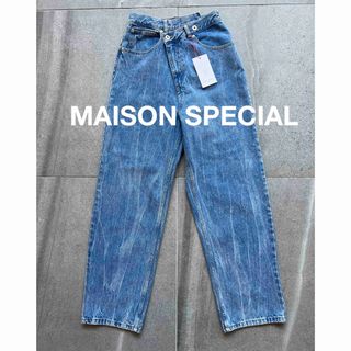 メゾンスペシャル(MAISON SPECIAL)のMAISON SPECIAL ハイウエストコクーンデニムパンツ 未使用(デニム/ジーンズ)