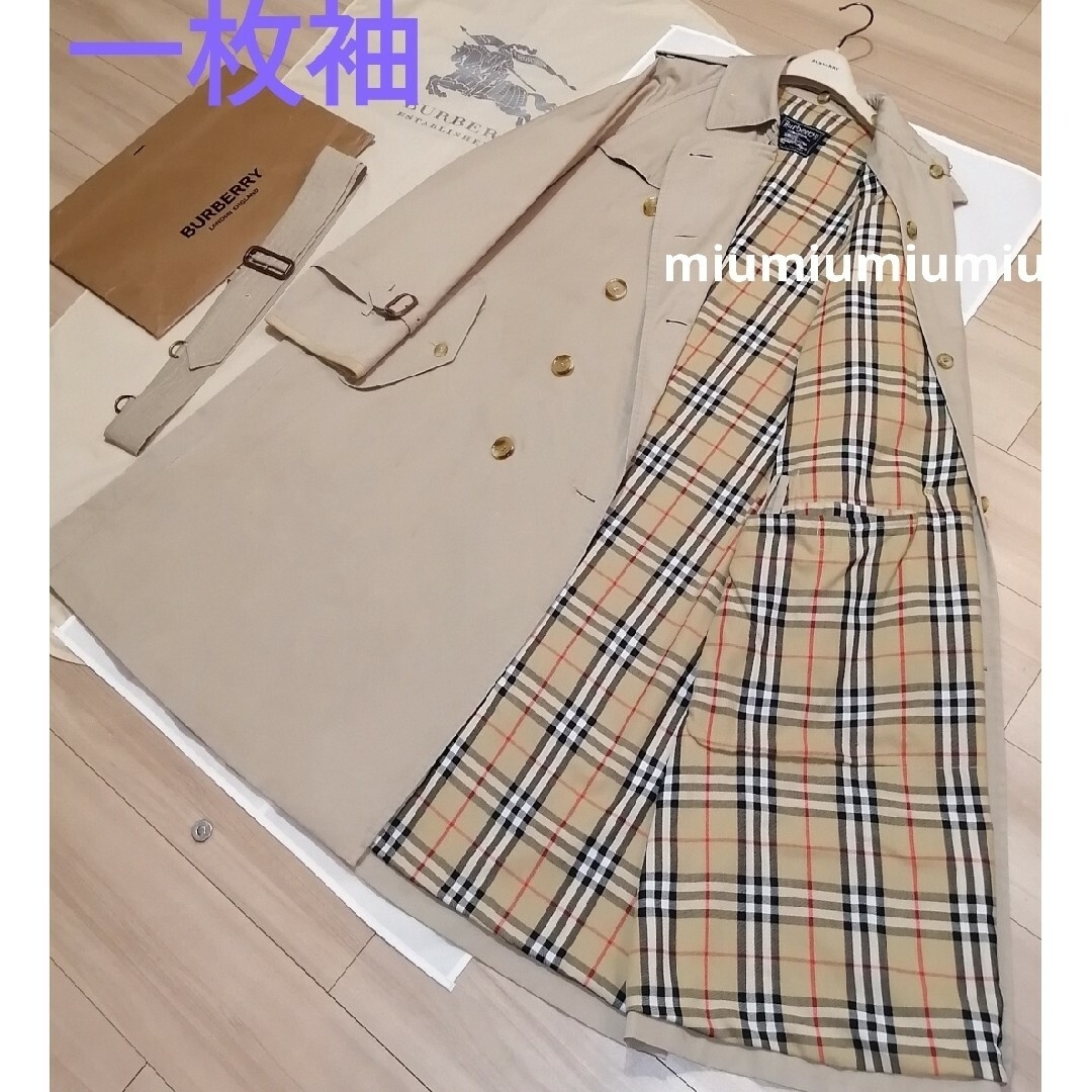 BURBERRY(バーバリー)の本物上質●　一枚袖トレンチコート　ヴィンテージバーバリー レディースのジャケット/アウター(トレンチコート)の商品写真