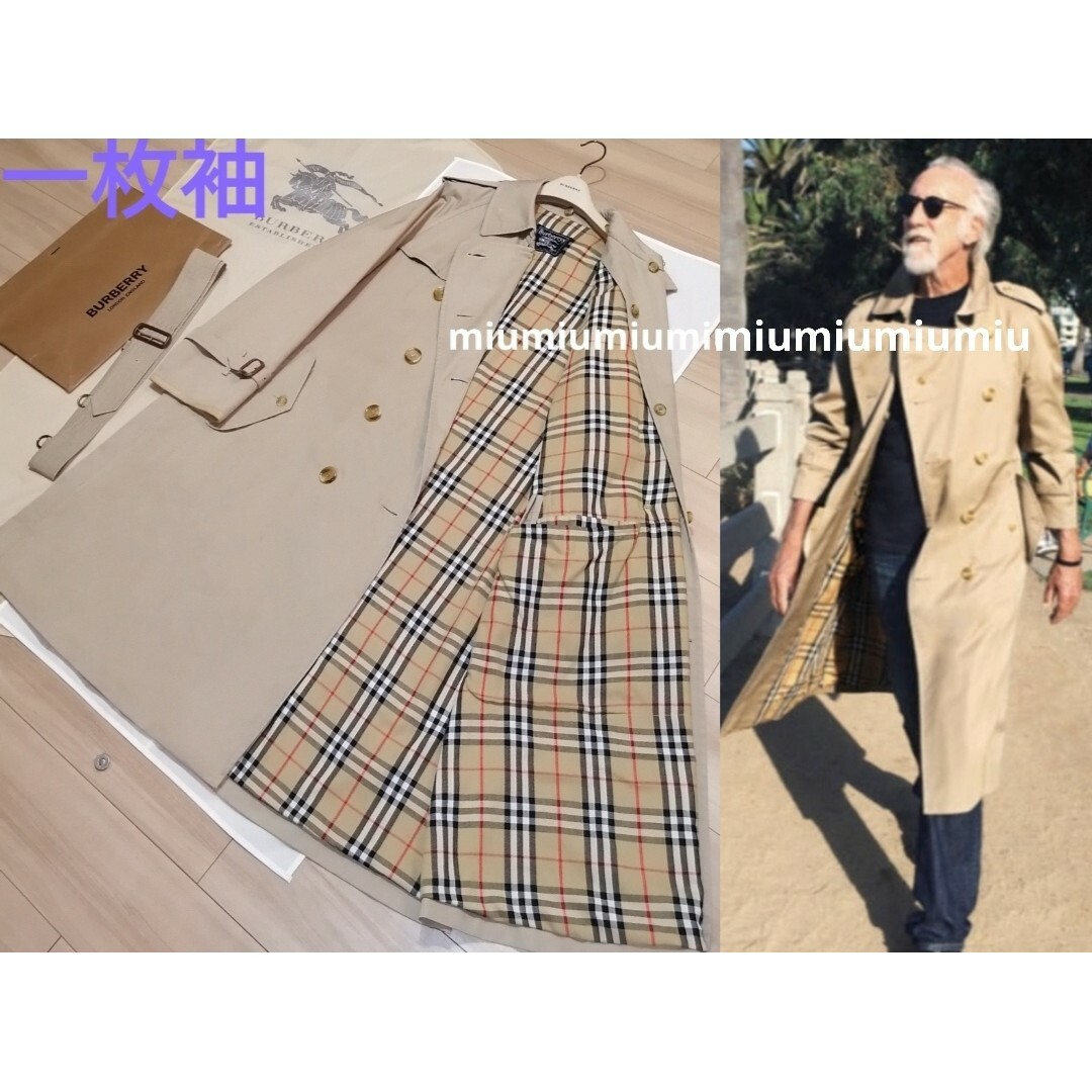 BURBERRY(バーバリー)の本物上質●　一枚袖トレンチコート　ヴィンテージバーバリー レディースのジャケット/アウター(トレンチコート)の商品写真