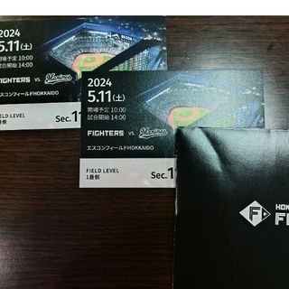 ホッカイドウニホンハムファイターズ(北海道日本ハムファイターズ)の✨北海道日本ハムFIGHTERS✨試合チケット(野球)