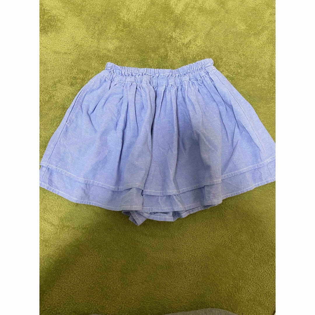 子供服 キッズ ハーフパンツ キュロット 女の子 130cm キッズ/ベビー/マタニティのキッズ服女の子用(90cm~)(パンツ/スパッツ)の商品写真