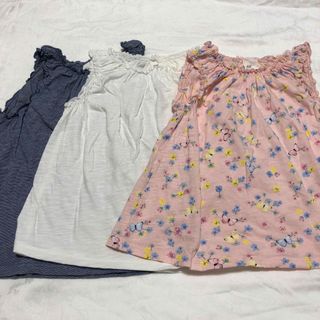 H&M - H&M＊トップス3枚セット＊ノースリーブ