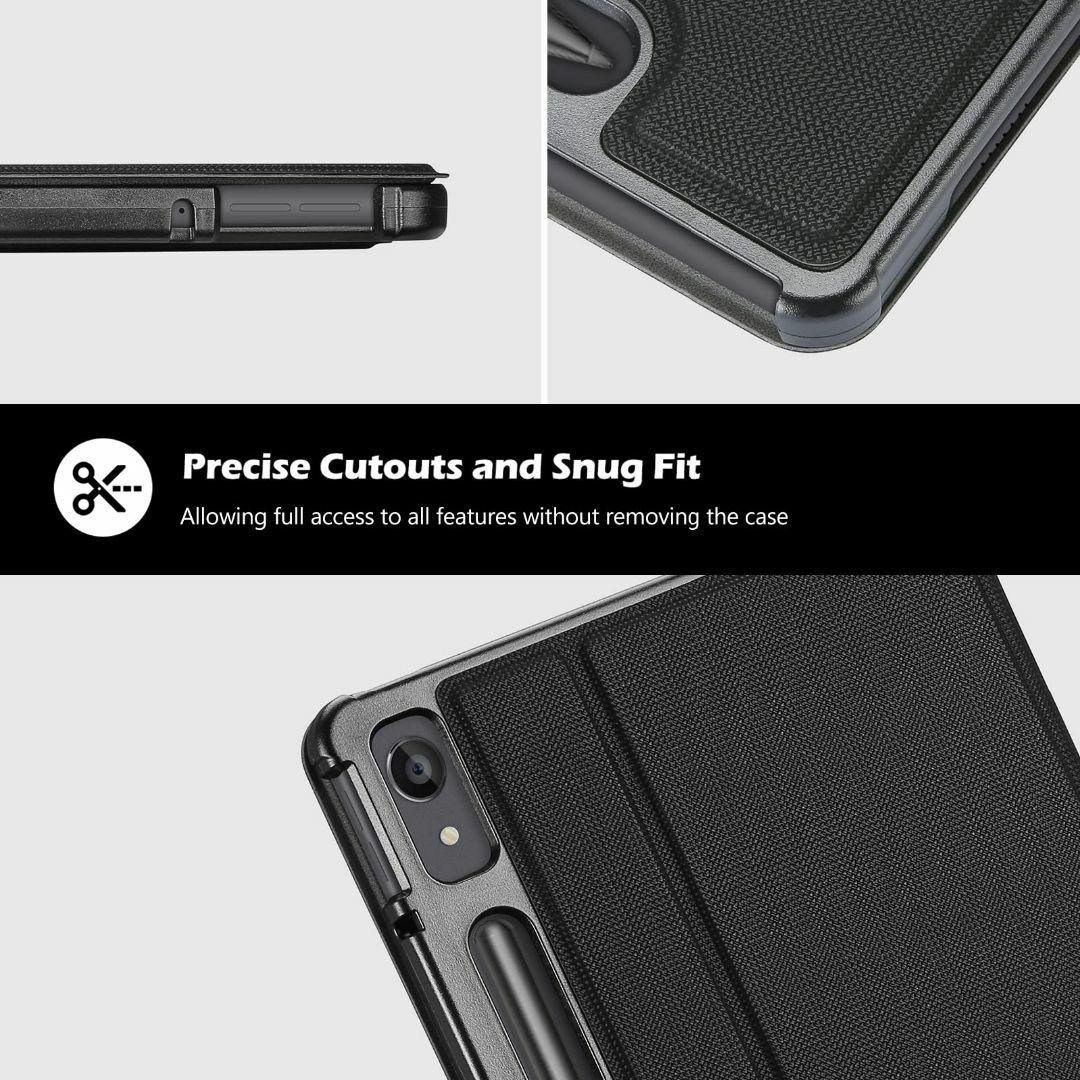 【色:ブラック】ProCase レノボ Tab P11 Pro 2世代、NEC  スマホ/家電/カメラのPC/タブレット(タブレット)の商品写真