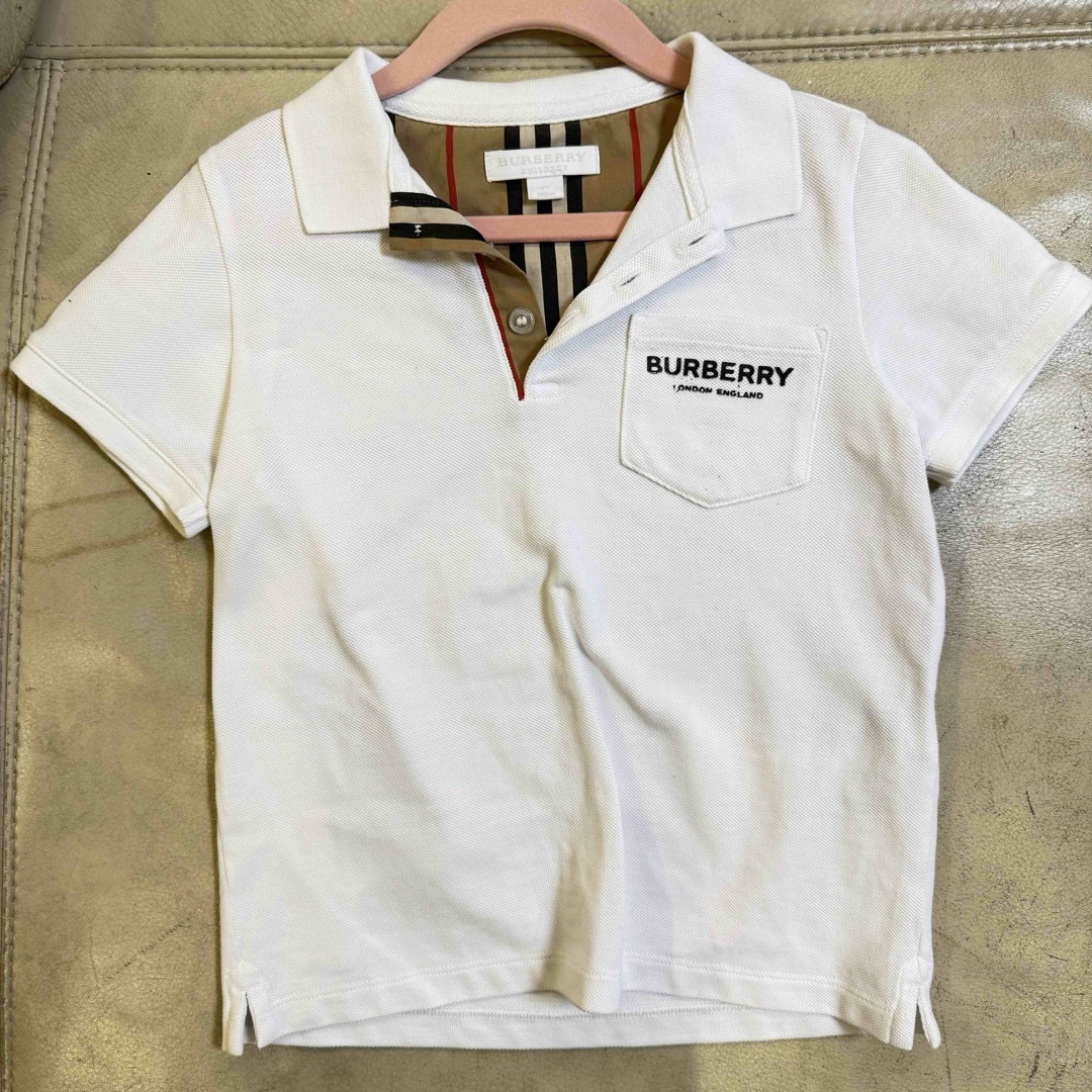 BURBERRY(バーバリー)のBURBERRY チルドレン  半袖ポロシャツ キッズ/ベビー/マタニティのキッズ服男の子用(90cm~)(Tシャツ/カットソー)の商品写真