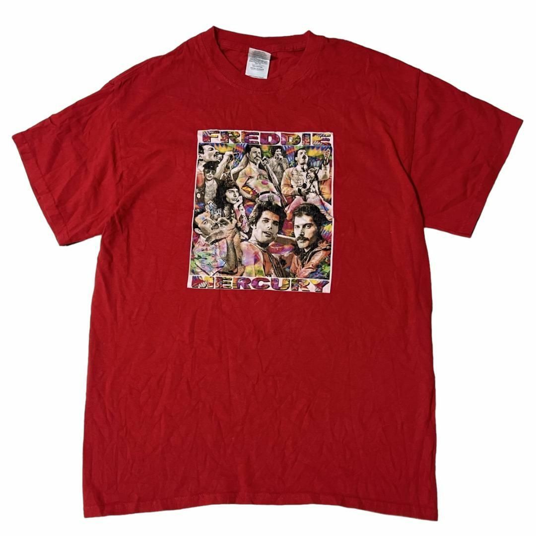 MUSIC TEE(ミュージックティー)のフレディ・マーキュリー バンド半袖Tシャツ ロックT バンT w56 メンズのトップス(Tシャツ/カットソー(半袖/袖なし))の商品写真