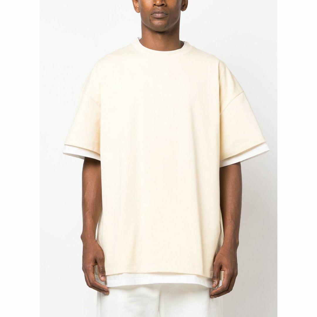 Jil Sander(ジルサンダー)の新品 JIL SANDER ダブル レイヤー Tシャツ メンズのトップス(Tシャツ/カットソー(半袖/袖なし))の商品写真