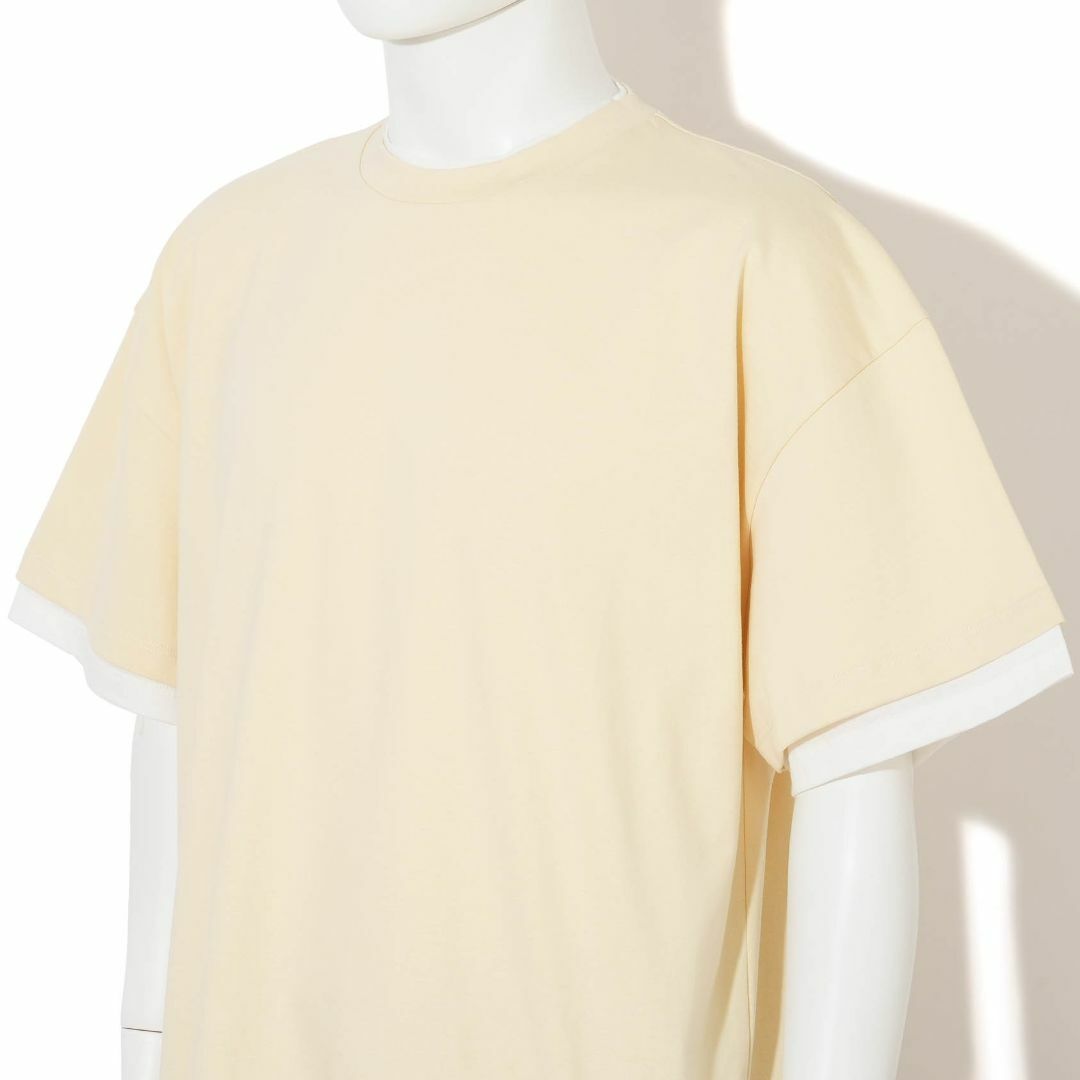 Jil Sander(ジルサンダー)の新品 JIL SANDER ダブル レイヤー Tシャツ メンズのトップス(Tシャツ/カットソー(半袖/袖なし))の商品写真