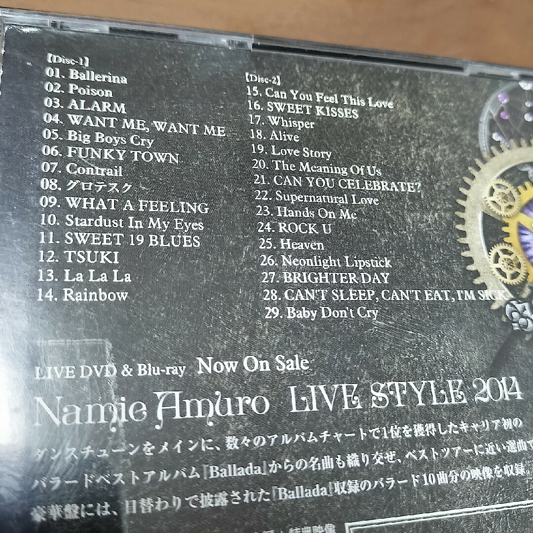 【レンタルアップ】安室奈美恵「LIVE STYLE 2014」 エンタメ/ホビーのCD(ポップス/ロック(邦楽))の商品写真