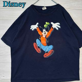 ディズニー(Disney)の【入手困難】ディズニー　グーフィー　Tシャツ　2XLサイズ　キャラクター　海外(Tシャツ/カットソー(半袖/袖なし))