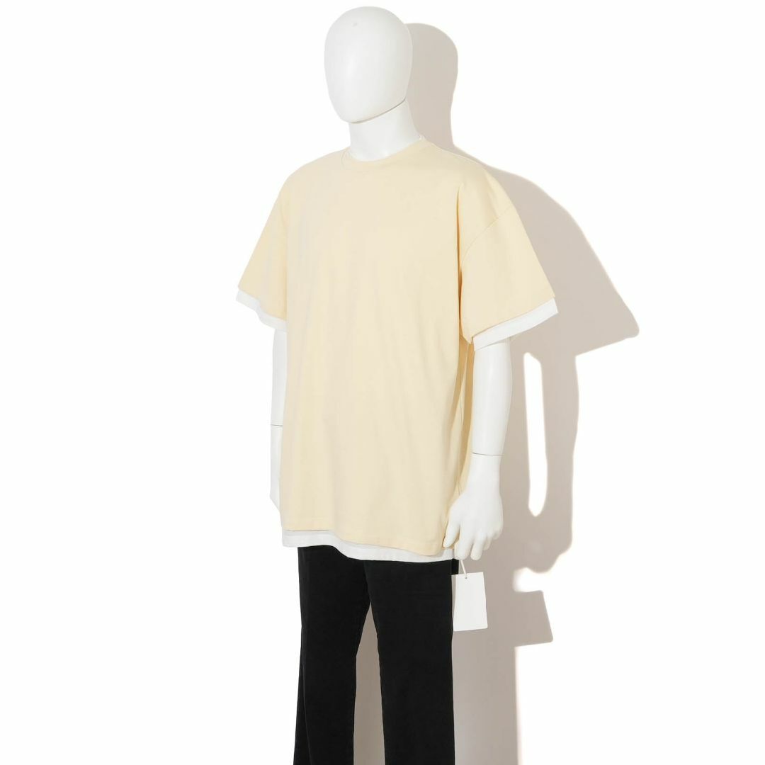 Jil Sander(ジルサンダー)の新品 JIL SANDER ダブル レイヤー Tシャツ メンズのトップス(Tシャツ/カットソー(半袖/袖なし))の商品写真