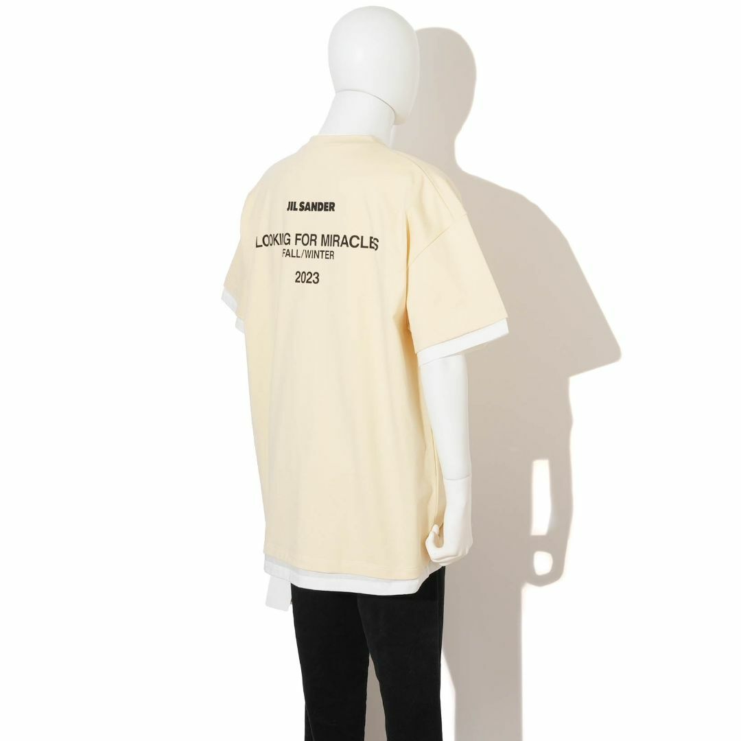 Jil Sander(ジルサンダー)の新品 JIL SANDER ダブル レイヤー Tシャツ メンズのトップス(Tシャツ/カットソー(半袖/袖なし))の商品写真
