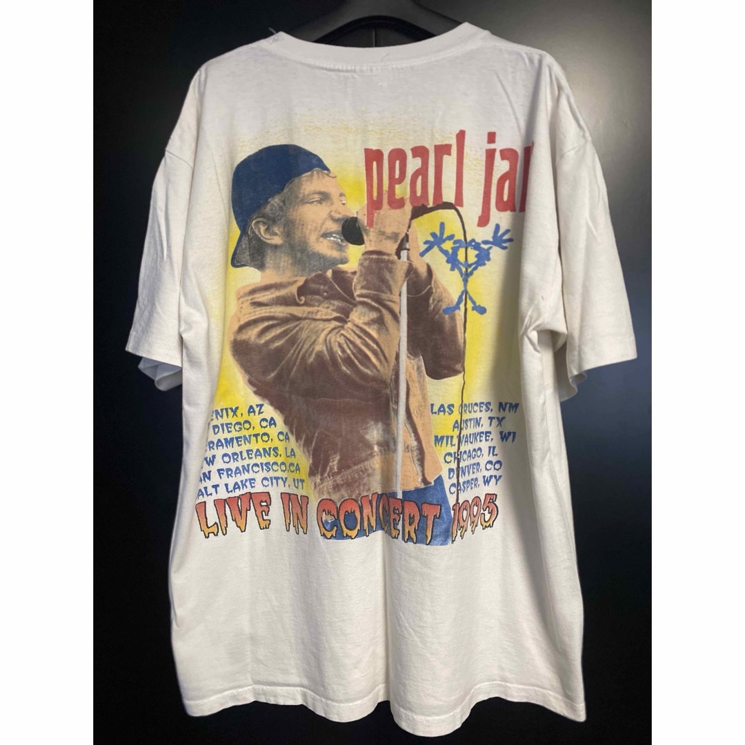 激レア90'S PEARL JAM Tシャツ ヴィンテージ サイズXL USA製 メンズのトップス(Tシャツ/カットソー(半袖/袖なし))の商品写真