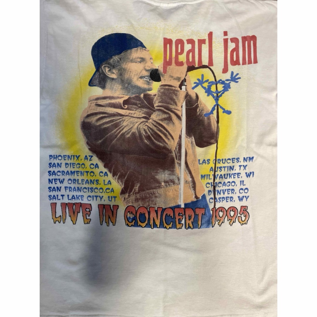 激レア90'S PEARL JAM Tシャツ ヴィンテージ サイズXL USA製 メンズのトップス(Tシャツ/カットソー(半袖/袖なし))の商品写真