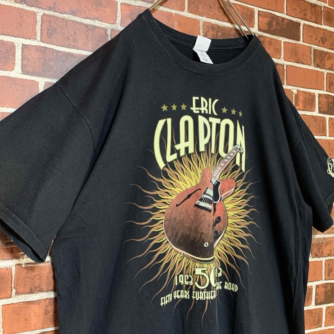 MUSIC TEE(ミュージックティー)の【希少】エリッククラプトン★ERIC CLAPTON☆50周年★バンドTシャツ メンズのトップス(Tシャツ/カットソー(半袖/袖なし))の商品写真