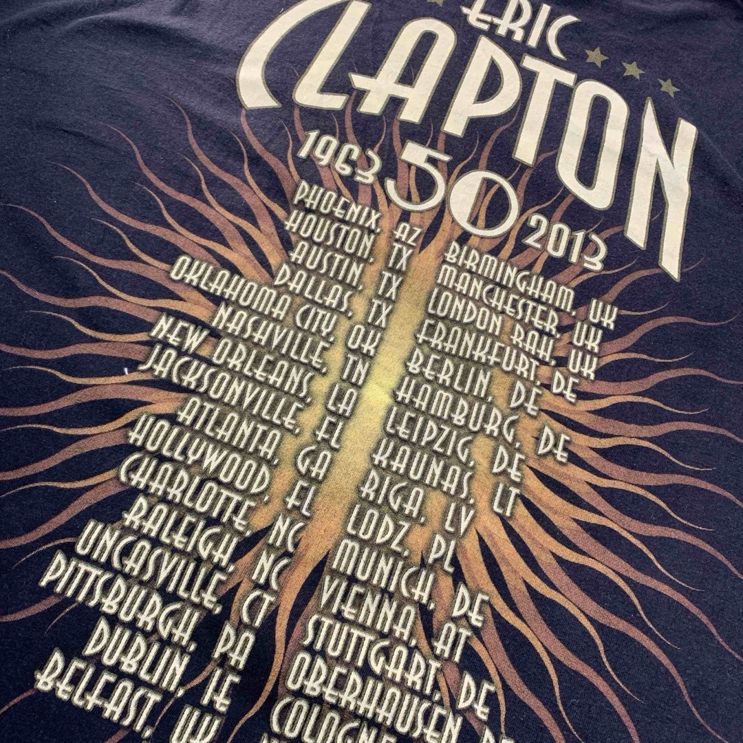 MUSIC TEE(ミュージックティー)の【希少】エリッククラプトン★ERIC CLAPTON☆50周年★バンドTシャツ メンズのトップス(Tシャツ/カットソー(半袖/袖なし))の商品写真