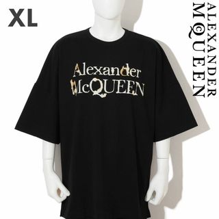 アレキサンダーマックイーン(Alexander McQueen)の新品 Alexander McQueen ロゴプリント オーバーサイズTシャツ(Tシャツ/カットソー(半袖/袖なし))