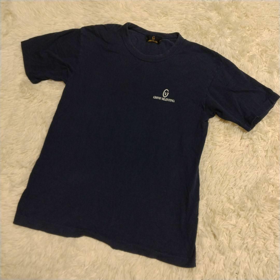 GIANNI VALENTINO(ジャンニバレンチノ)のGIANNI VALENTINO Tシャツ ネイビー メンズのトップス(Tシャツ/カットソー(半袖/袖なし))の商品写真