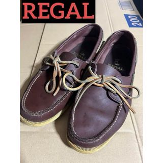 リーガル(REGAL)のREGAL リーガル 24.5 デッキシューズ メンズ ビジネス ブラウン(デッキシューズ)