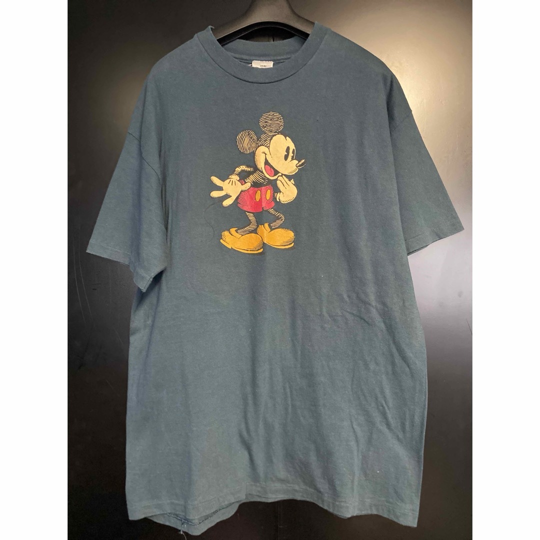 激レア90'S 当時物 Mickey Mouse Tシャツ ヴィンテージ XL メンズのトップス(Tシャツ/カットソー(半袖/袖なし))の商品写真